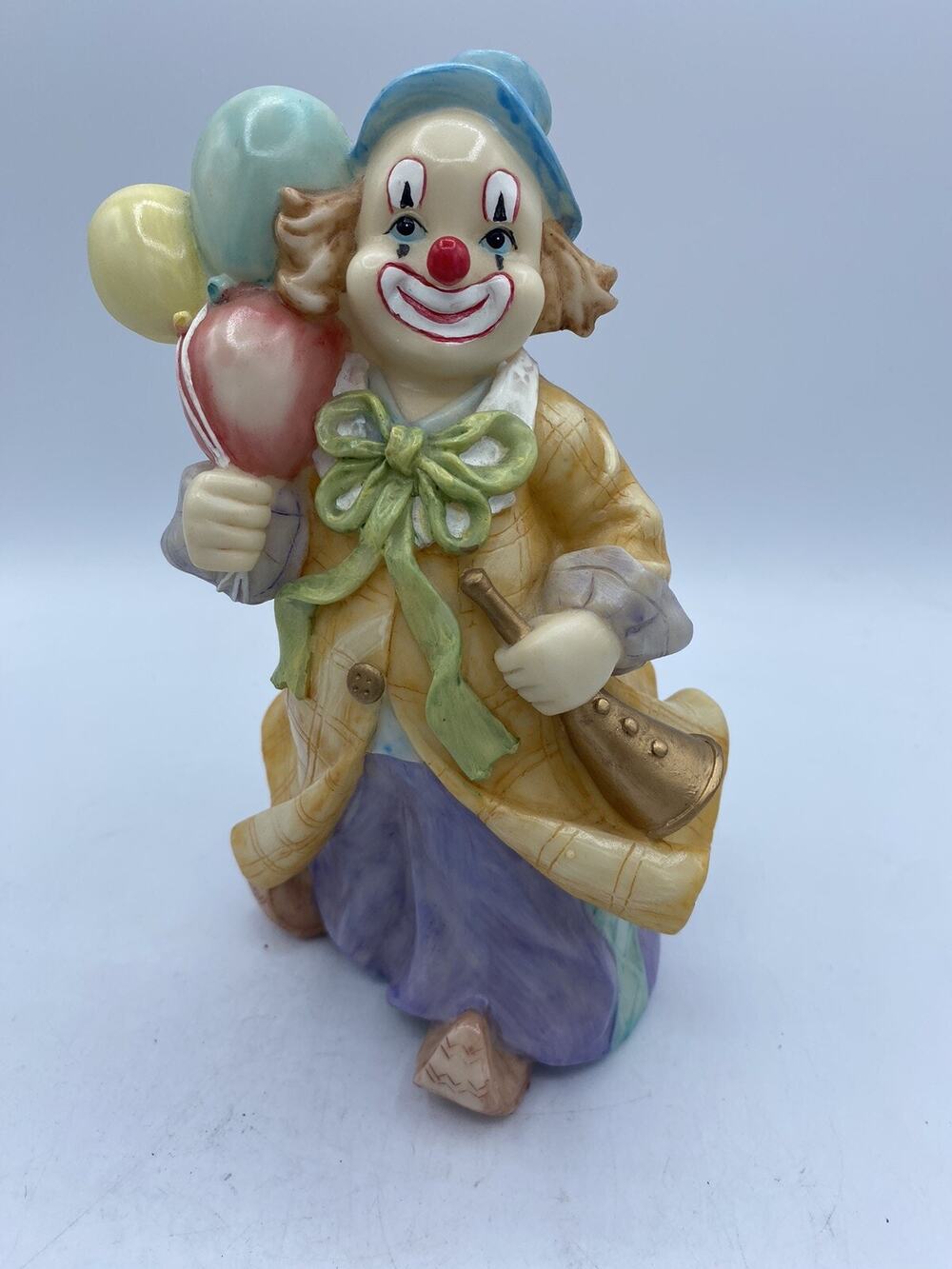 Vintage Clown With Baloons Money Bank. Clown Ceramic Piggy Bank, 2003
